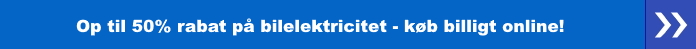 Op til 50% rabat på bilelektricitet - køb billigt online