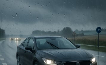 Sådan kører du sikkert i regnen
