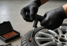 Sådan lapper du et bildæk